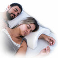 "INNOVADUO" – Almohada Cervical Viscoelástica para Parejas con Diseño Ergonómico