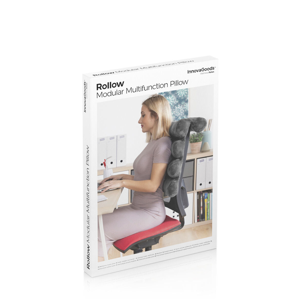 "ROLLOS WELLNESS RELAX" – Almohada Modular Inteligente de Diseño Ergonómico